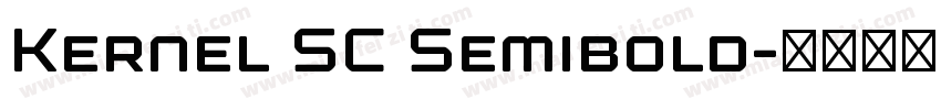 Kernel SC Semibold字体转换